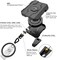 Retractable Keychain Badge Holder with Belt Clip – Heavy Duty Carabiner, 32” Steel Cord, 10 oz Rebound, Multi-Purpose ID & Key Reel, 2 Pack (2pcs Black Belt Clip)